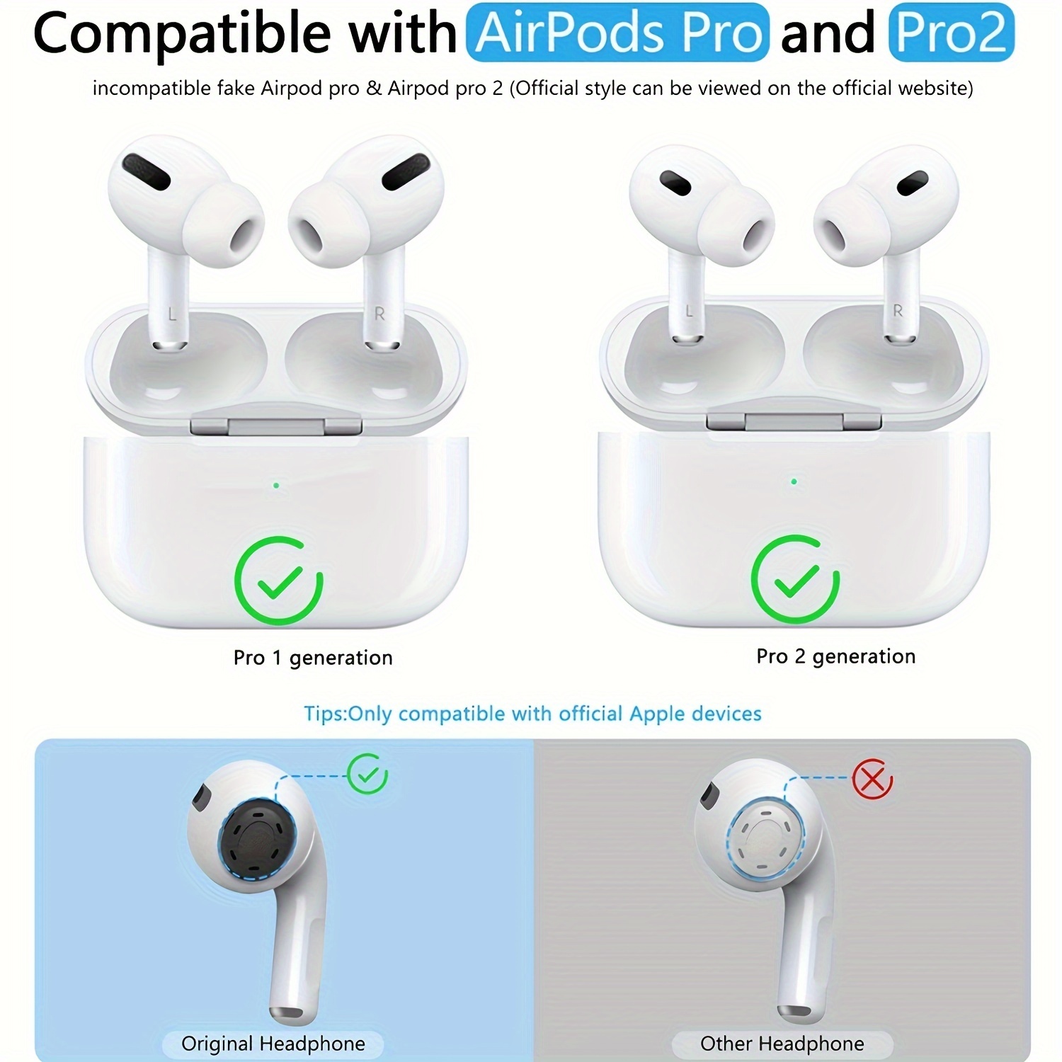 AirPods Pro 2: Por qué no debes usar almohadillas de la 1a gen