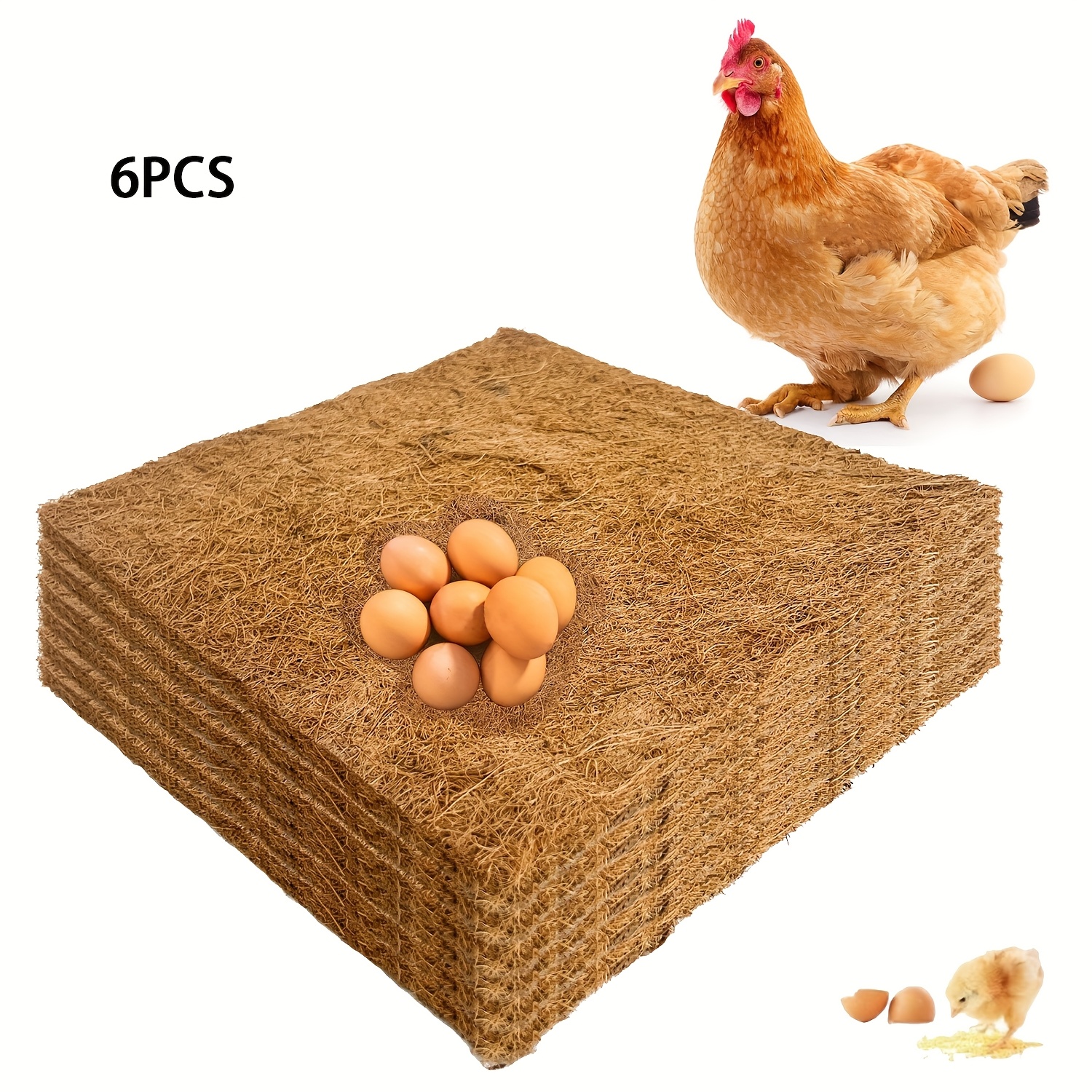 

Laying Hen Nesting Pad, Small Animal Pad Material, Easy To Eggs, Your Hens Clean And Hygienic , Siaetiur