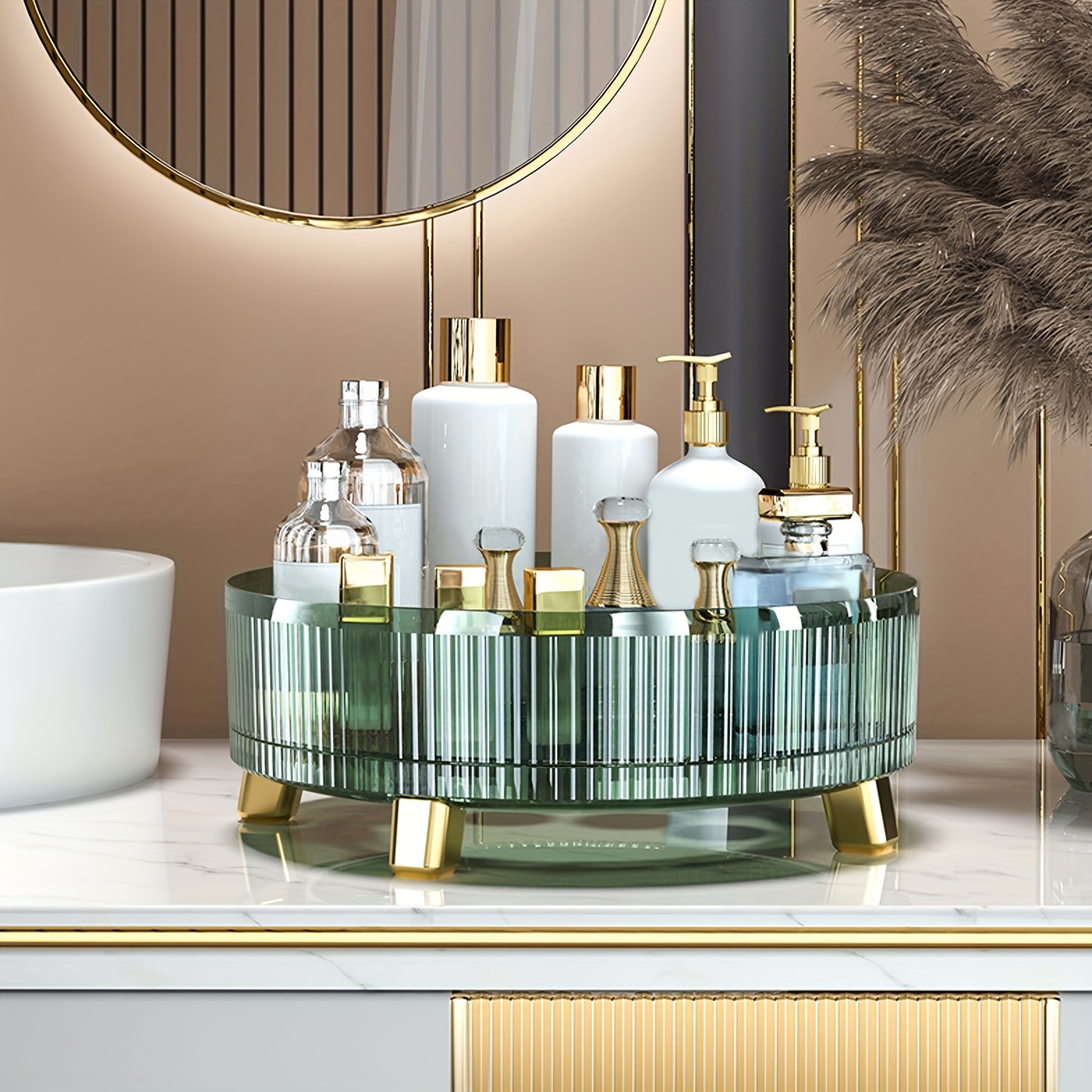 

360° Clear - Storage Box - , For , Bathrooms And Countertops Of To