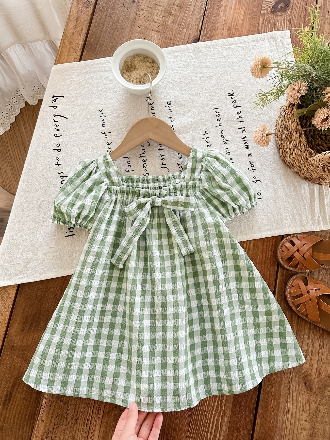 Green Latest Baby Dress Design 2019 Sage Green Baby Long Sleeve Knee Length  Girl Dress J060 Sage Green Child-12