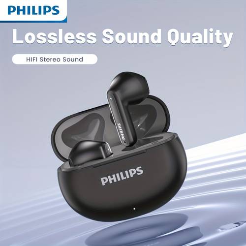 the touch control function for philips wireless noise canceling headphones panoramic sound effect open headband design support for usb charging type c charging interface suitable for sports and daily use wireless headphones fashionable