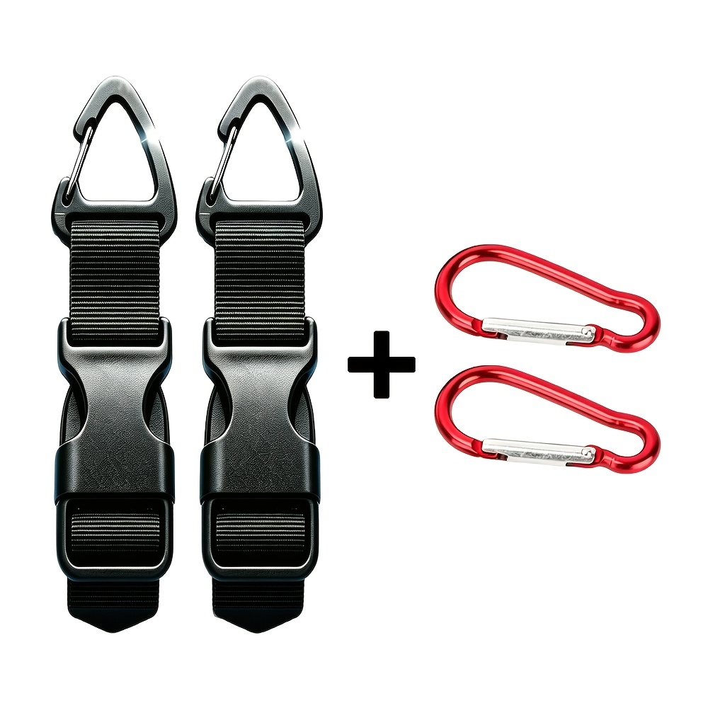 TEMU 4pcs Hanging Storage Set, Adjustable Garden Hose Straps, Heavy-duty Extension , Hanging Storage Straps For Garage And Workshop, Reusable Cable