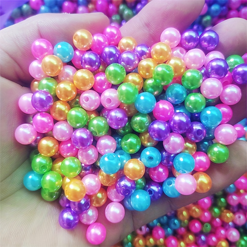 

200pcs 8mm In Assorted - For Diy Bracelets, Necklaces & Jewelry