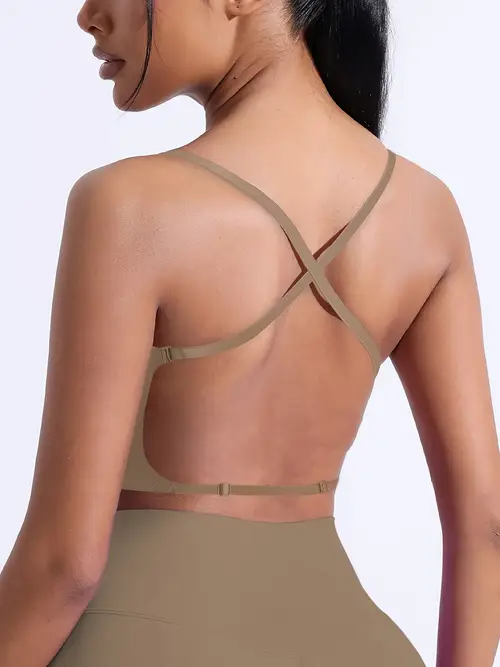 3pcs Seamless Wireless Sports Bras with Padded Side Support - Breathable 88% Nylon 12% Spandex Fabric for Yoga Running Gym Workouts - Solid Color Opaque Comfort Fit, Workout Accessories, Athletic Bra, Modern Sports Bra, Smoothing Design