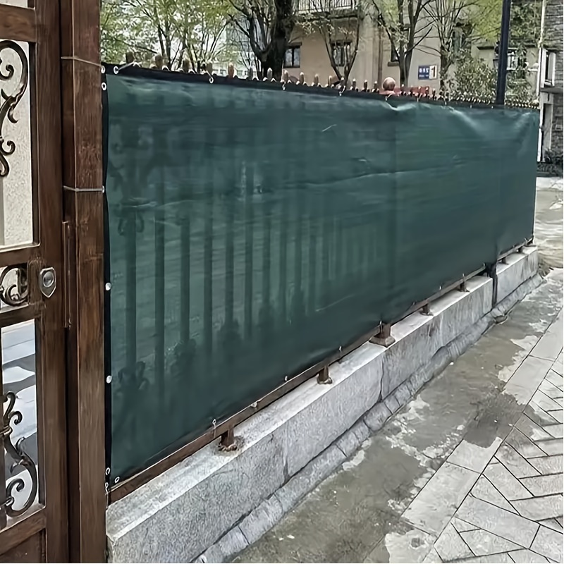 Image of Thickened Dark Green Garden Balcony Privacy Net, Anti-peeping, For Privacy Protection, Polyethylene Material Dark Green
