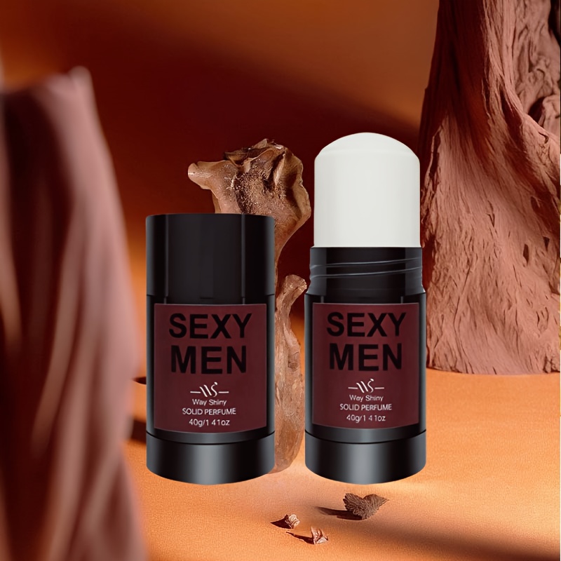 QXG21 Men'S Solid Perfume Features a Refreshing Oriental Woody Scent, Long-Lasting Fragrance, Ideal for Gentlemen, Perfect for Dates And Sports.