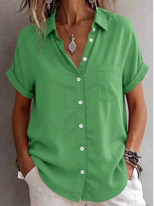 plus size plus size multiple colors new beautiful and elegant directional cardigan short sleeved versatile plus size womens shirt