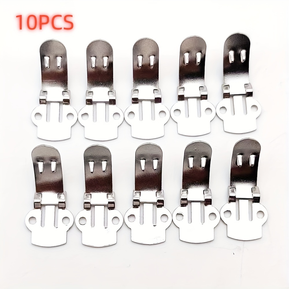 5pcs/10pcs/15pcs/30pcs Iron Detachable Shoe Clips For Handmade Shoe Additions And Packaging Decorations
