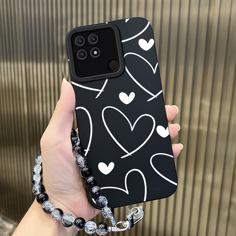 TEMU Чохол для телефону: Сумісний з RealMe Narzo 50A, Включає аксесуар-шнурок – Веселий та модний спосіб захистити ваш телефон! Цей милий мультяшний
