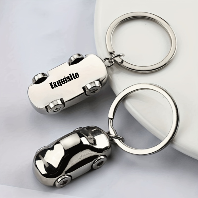 TEMU 1 Personalized Custom Keychain With Name/message, Vehicle With Keyring - Birthday/graduation/anniversary Gift For Drivers And Car Enthusiasts -