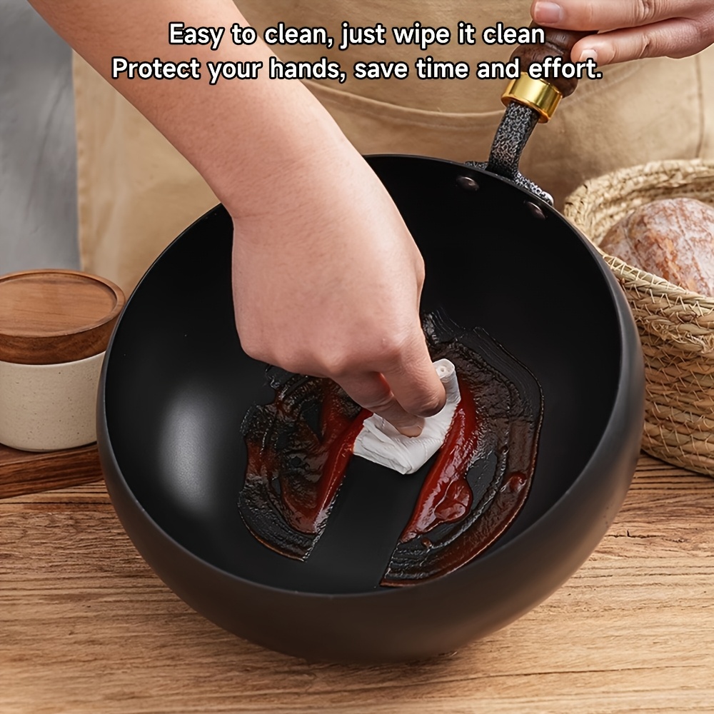 24/28cm Non-coated Cooking Pot With Lid, And Is , Suitable For Cooking And , Kitchen Cookware