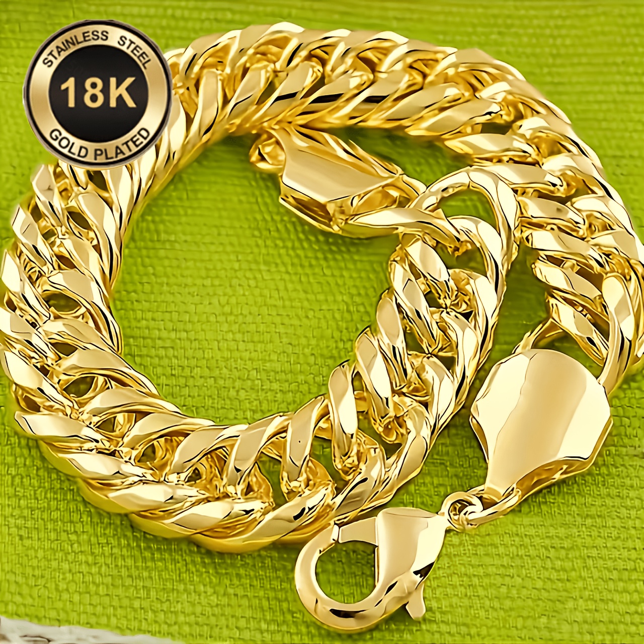 Men And Women Unisex Cuban Link Suitable For Party Wear Very Suitable For Casual Attire And Gifting Ideal Gift For Valentine's Day And Mother's Day Jewelry Accessory