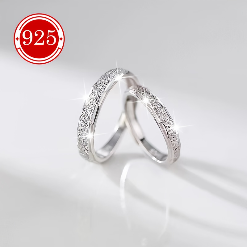 925 Sterling Silver Hypoallergenic Rings for Couples