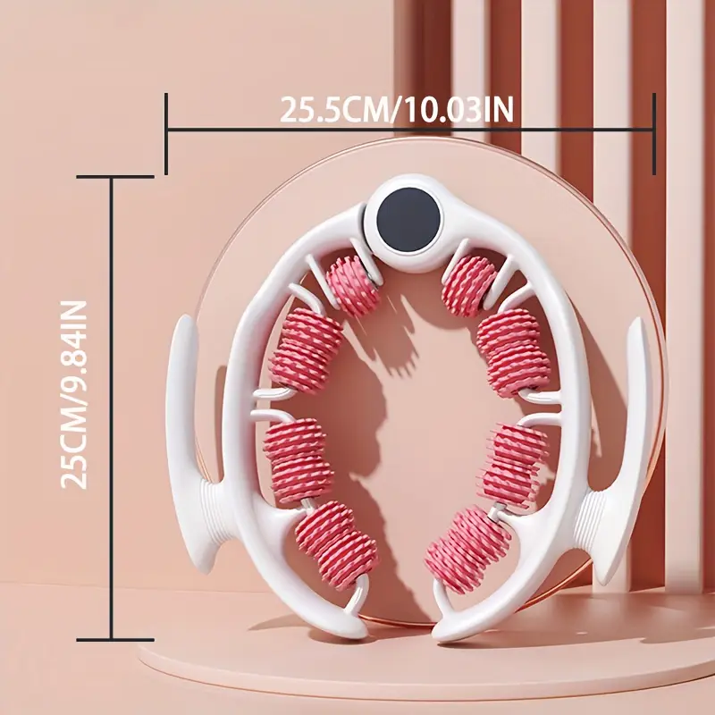 14 fitness roller deep tissue massage tool for home workouts yoga manual operation durable pp material ideal for muscle relaxation and recovery Product details 2