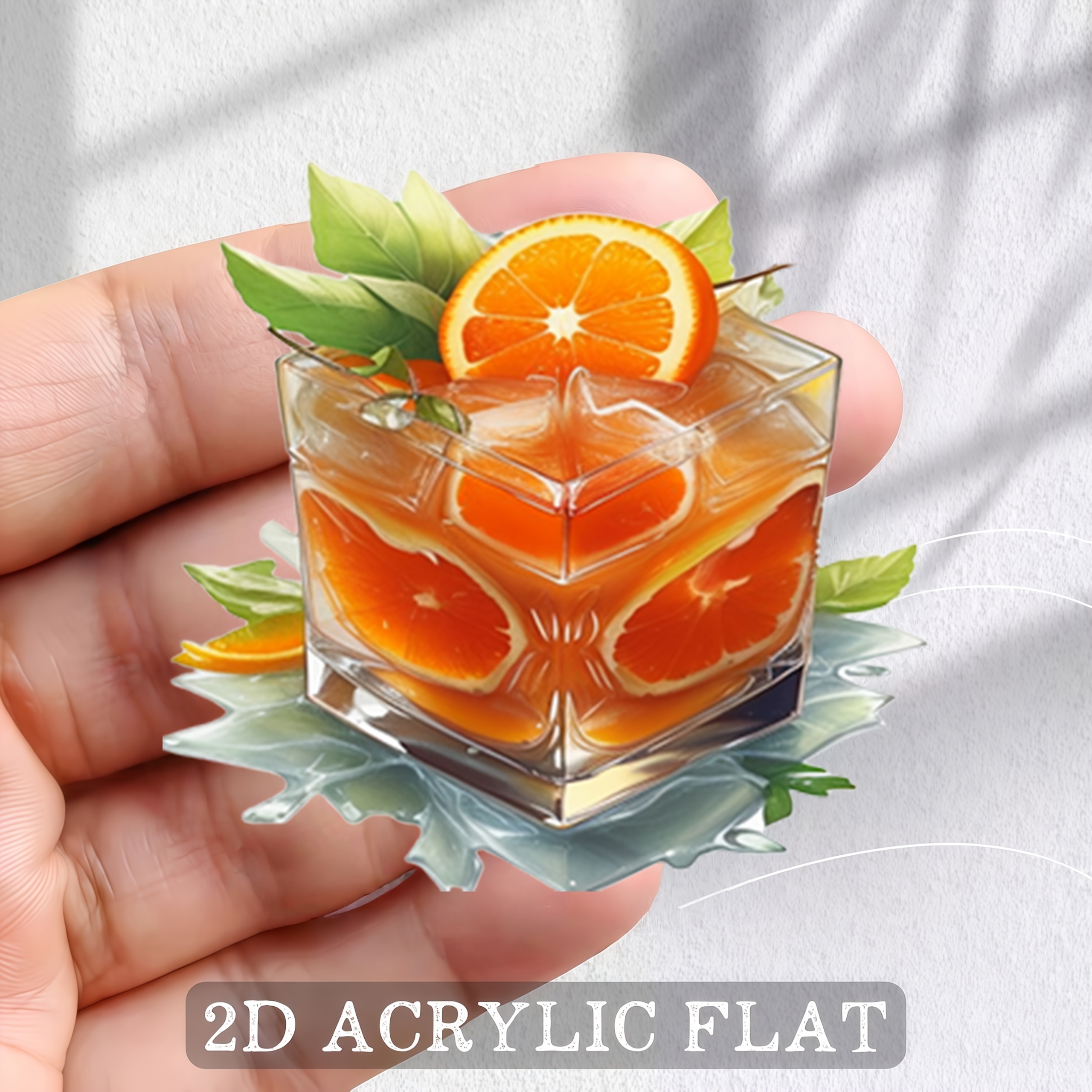 TEMU 1pc 2d Flat Printed Refrigerator Magnet Decorative Sticker Refrigerator Magnet Bright And Long- That Does Not Fade Sturdy Adsorption Not Easy To