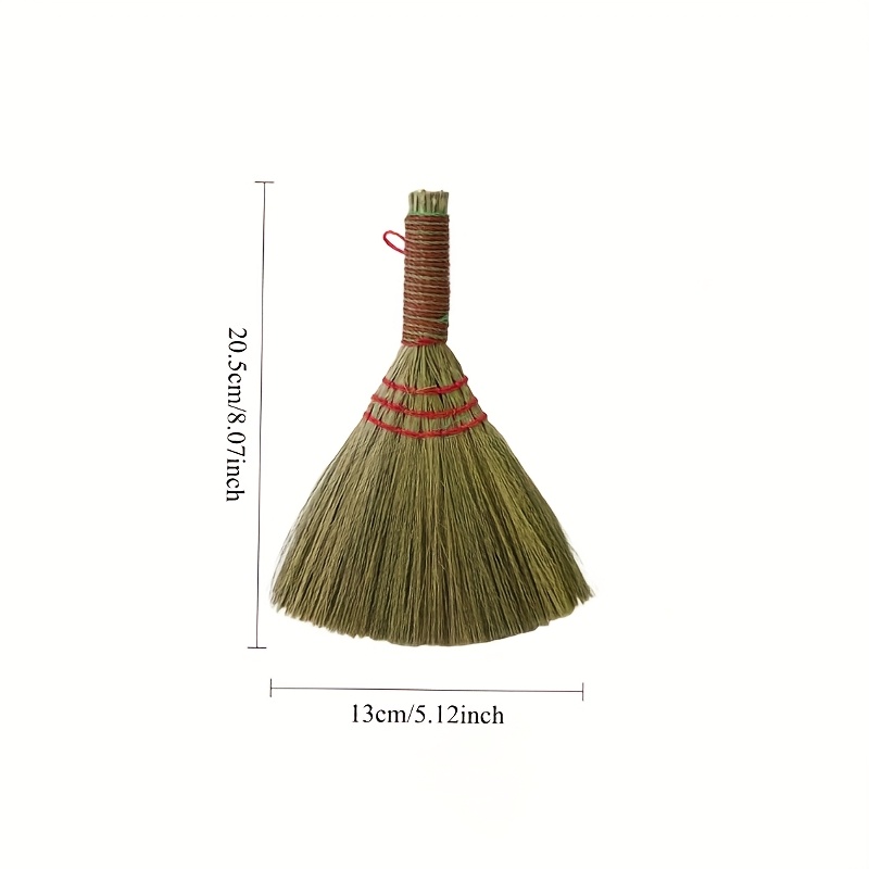 TEMU 2 Styles Of Handheld Woven Brooms - Portable Manual Floor Mopping Tools Suitable For Household Cleaning, Kitchen, And Office Desks
