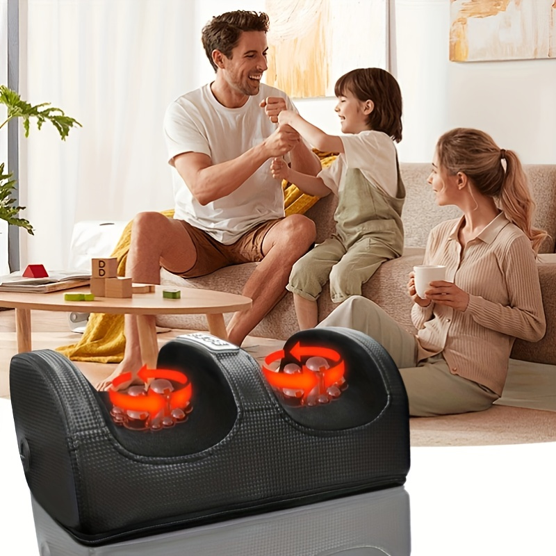 

Shiatsu Foot Massager For Circulation And Relaxation With Heat - Thermoplastic Elastomer, Plug-in Power Supply, 220-240v, European Plug, Personal Care Device
