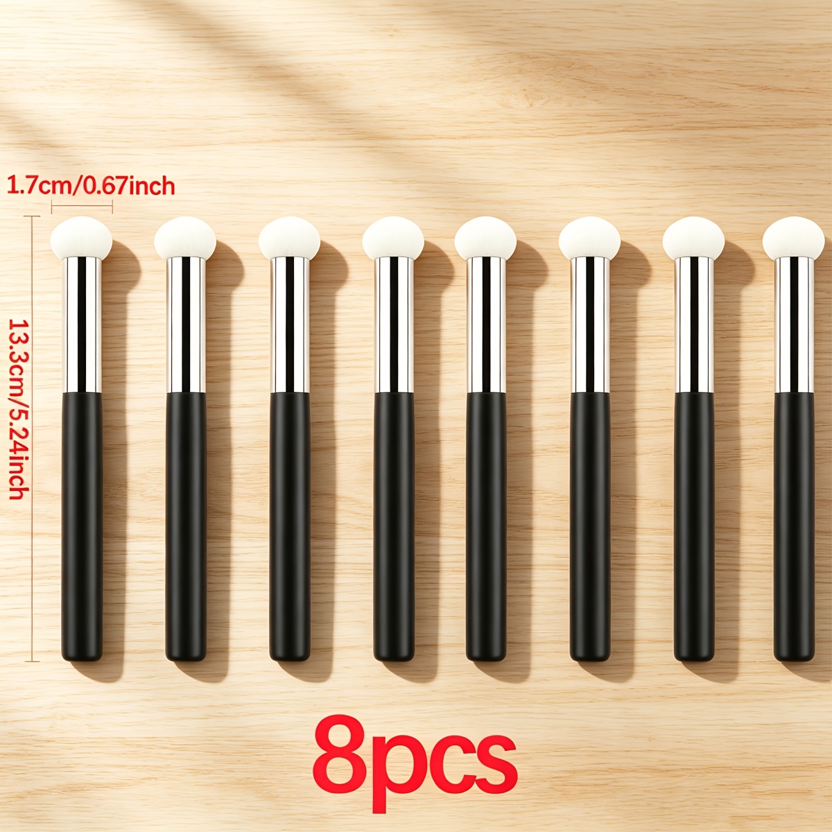 TEMU Mini pinceaux applicateurs éponge avec manche en plastique et pointes en mousse - Convient pour le scrapbooking, bâtonnets de mélange, tampons à