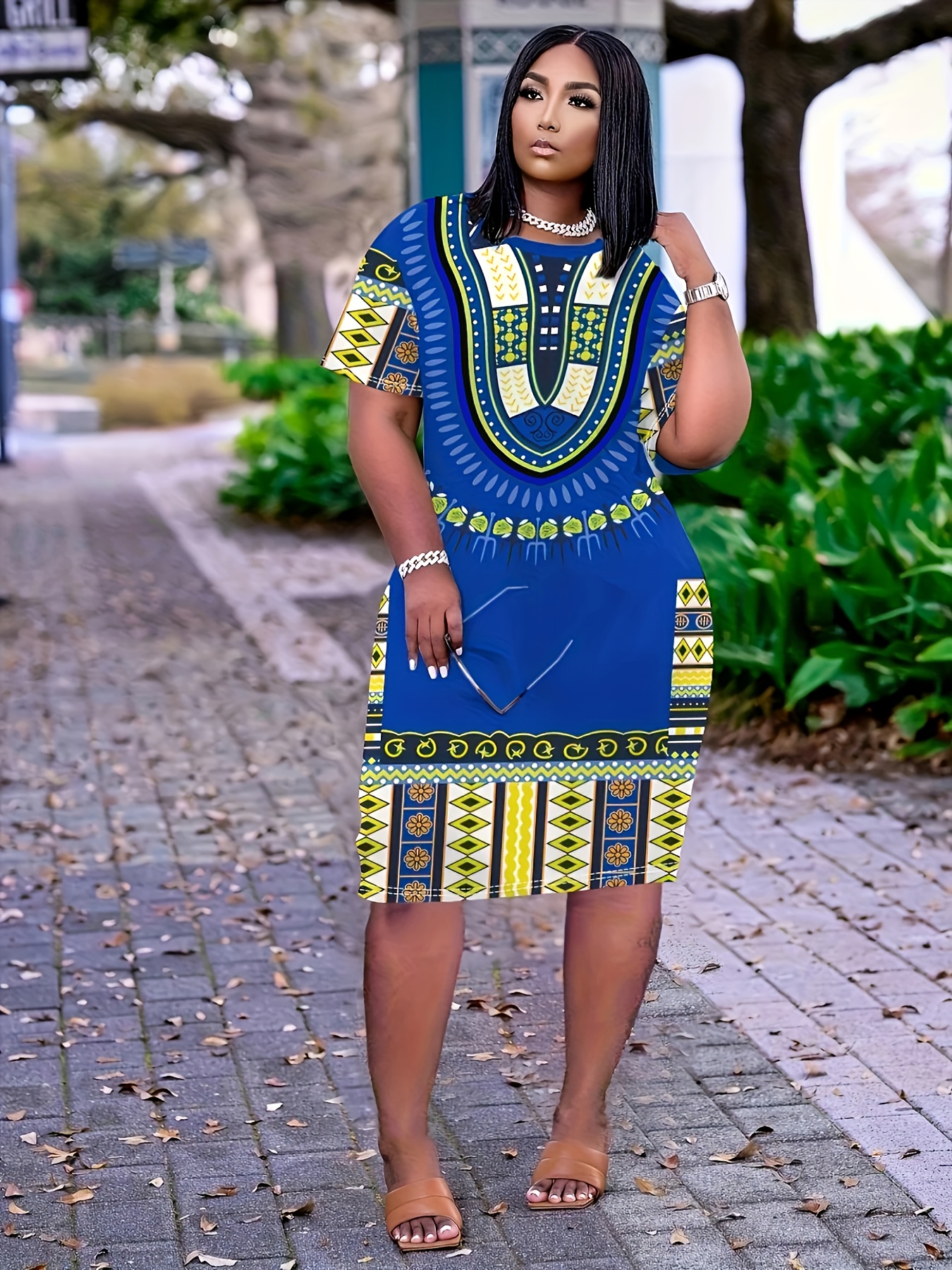 plus size plus size african dress temu - Temu