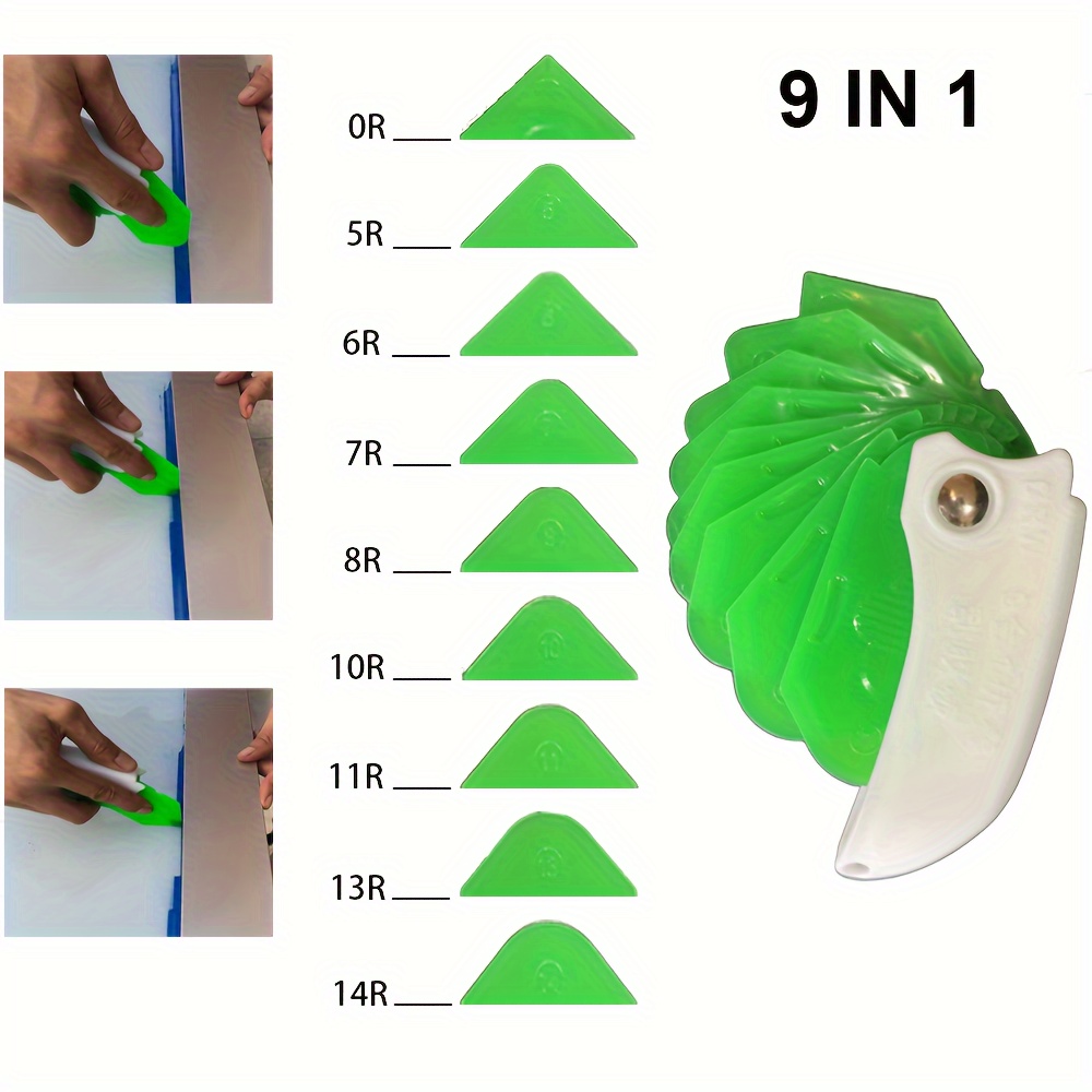 

1 Set 9-in-1 Silicone - Sealant Squeegee & Grout Scraper For Kitchen, Bathroom, Window - Easy Clean, Hand Tool For Diy Projects - Sealant Finishing Squeegee