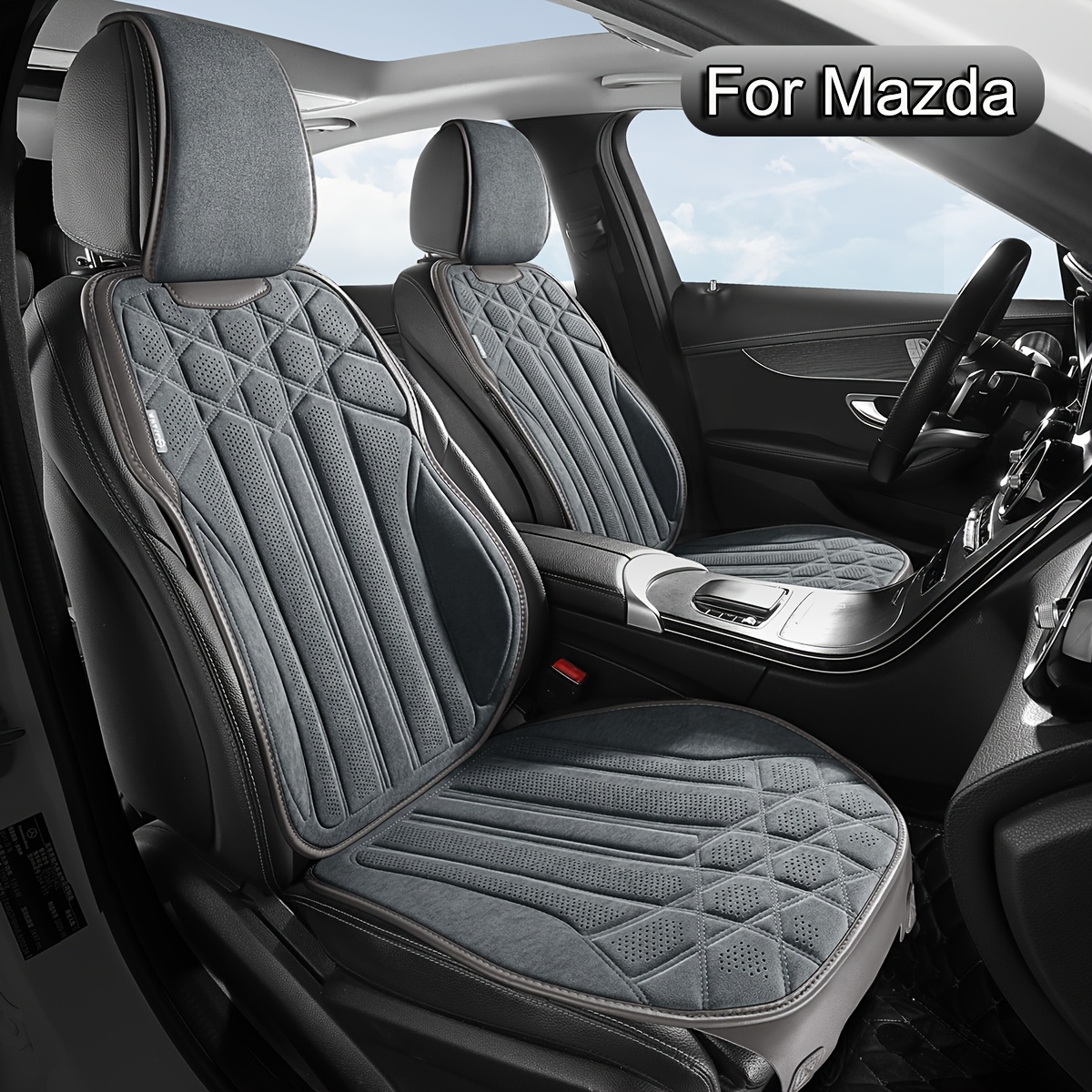Suede-like Car Seat Covers, Half Package Full Set, Suitable For 6, 3, 2