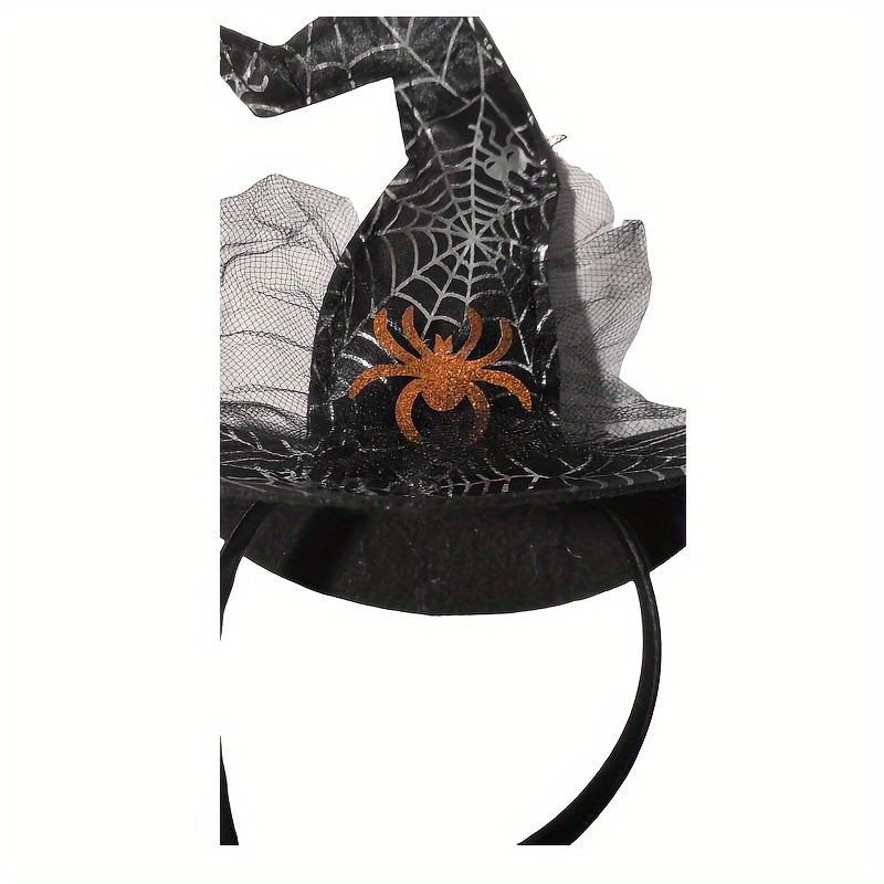 Halloween Decorations with Witch Hats and Headbands for Parties