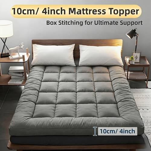 1pc mattress protector 10cm hotel microfiber in single and all super sizes