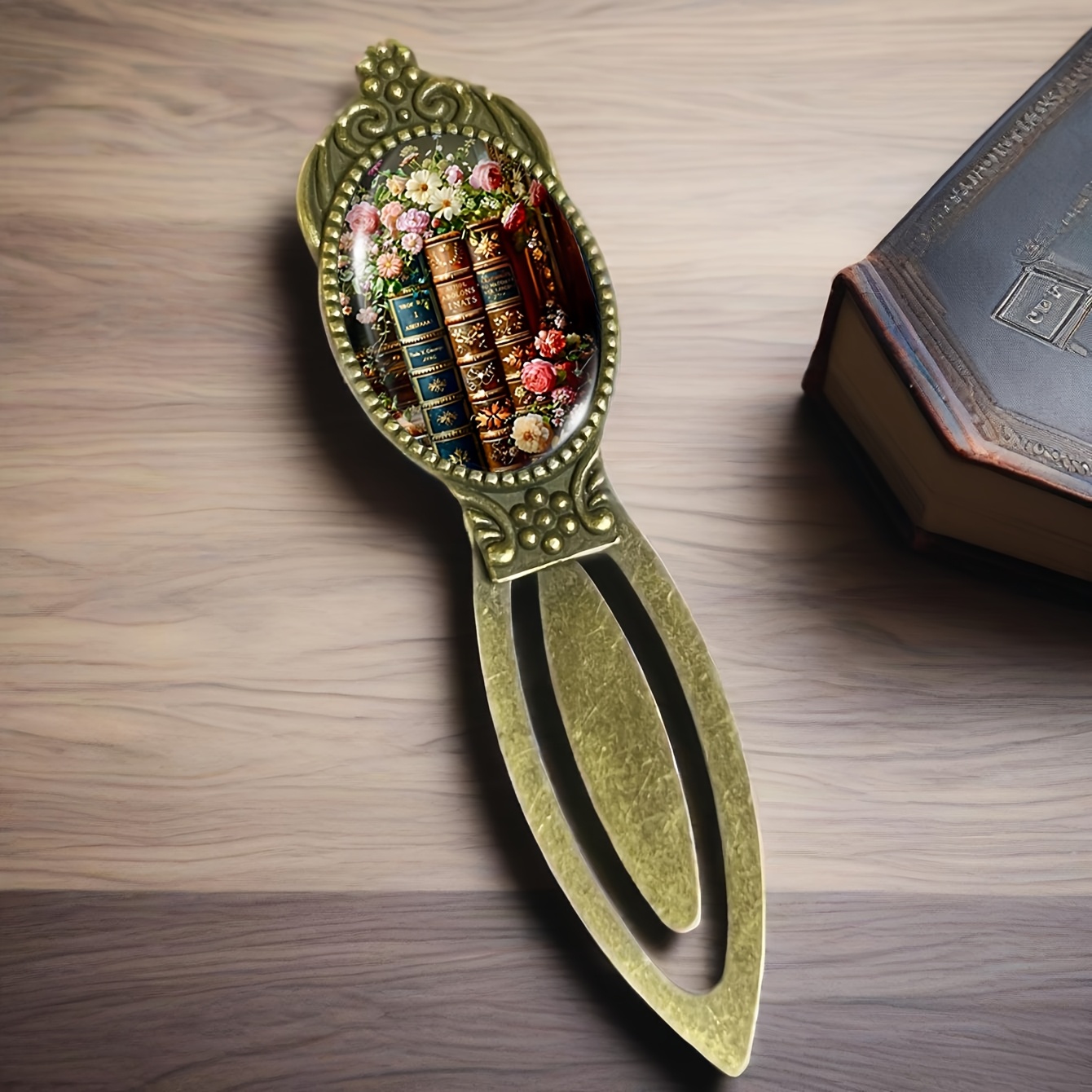 Fashion Book Flowers Bookmark Book Enthusiast Gift