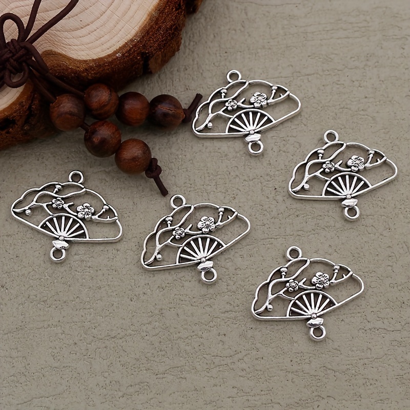 

20 Fan Double Pendant Connectors , Accessories, Diy Pendant Pendants