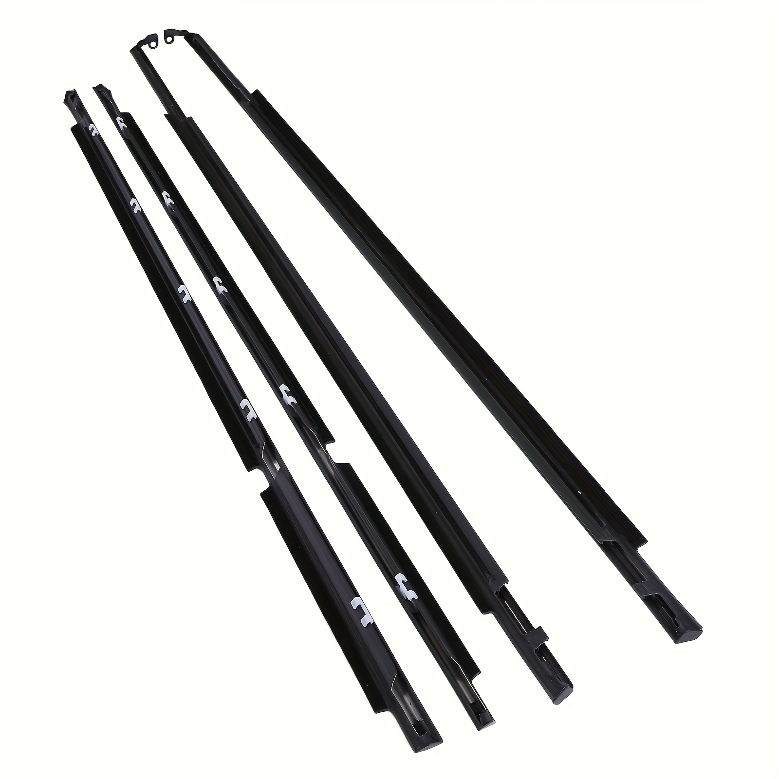 Mi☆2点 4pcs car door belt molding weatherstrip set 75710 02050 - Temu