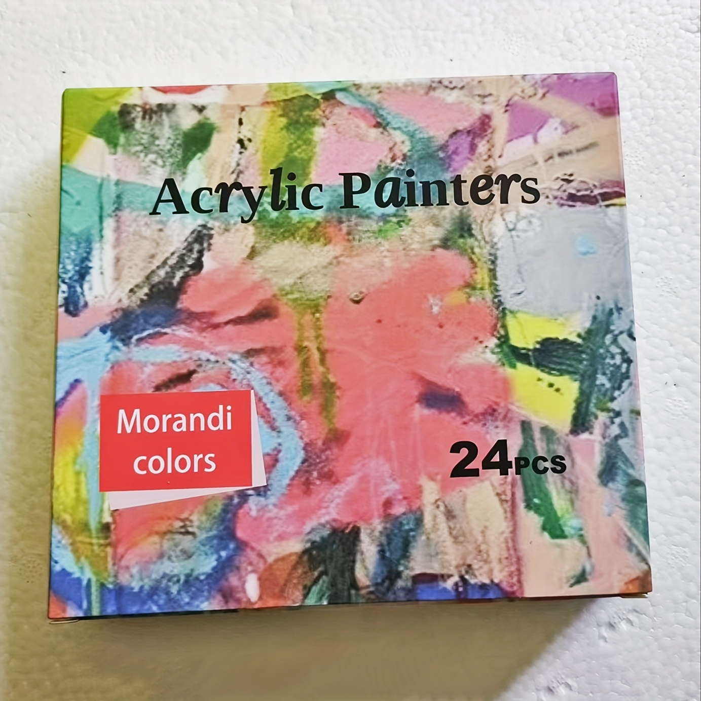 Image of 24pcs Morandi Acrylic Marker Pens Soft Brush Tip, Calligraphy Markers For Lettering, Card Making, Wood, Fabric, Canvas, Ceramic, Glass, Art Crafting Supplies