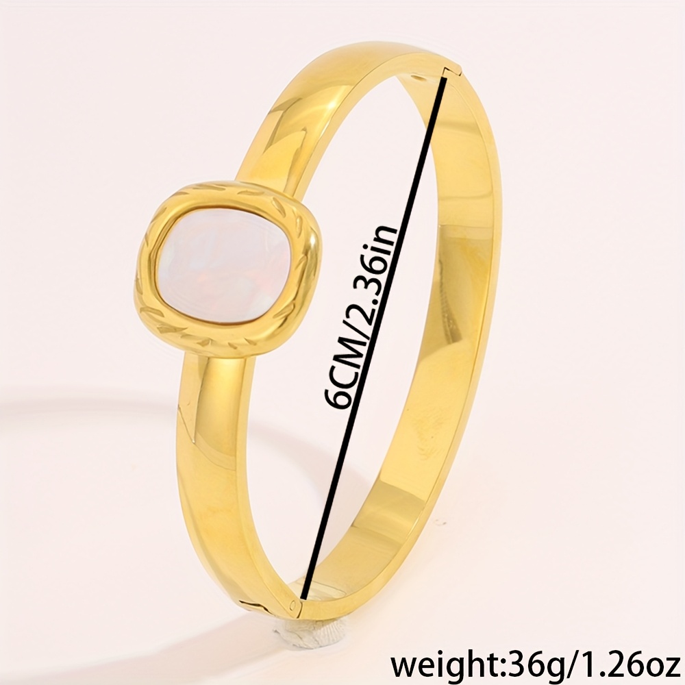 2pc Stainless Steel Round Design Bracelet Set