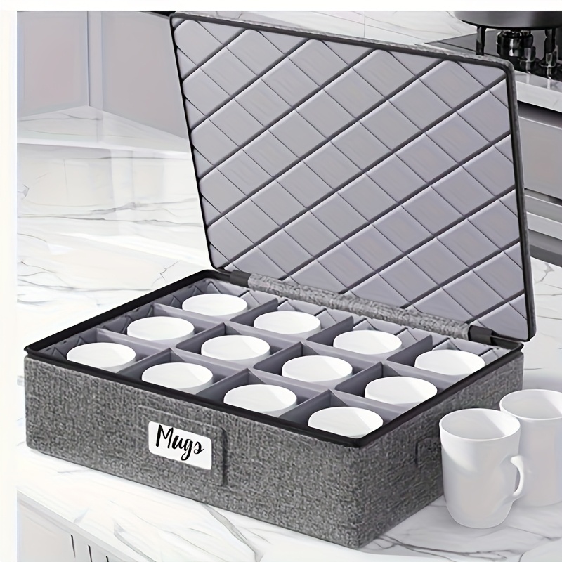 1 4pcs cutlery storage box plate and cup divider organizer portable kitchenware container for   stylish durable utensil holder for organized kitchens 0