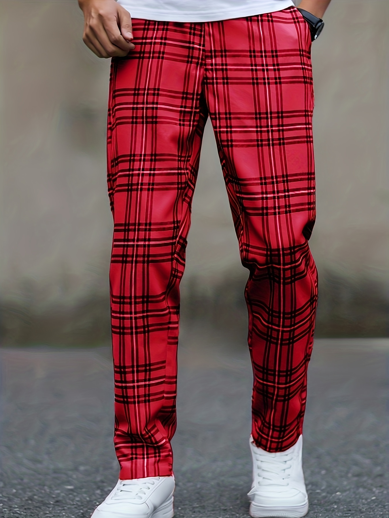 strapless open back dress Blackwatch Tartan Wool Trousers - Classic Fit | Men's Dress Pants main image 1