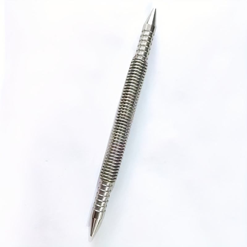 TEMU 【製品タイトル】センターナイラーハンマーレス式ダブルヘッドナイラー式高炭素鋼ナイラーノンナロースペースドアヒンジピン取り外しツール（大工向け）