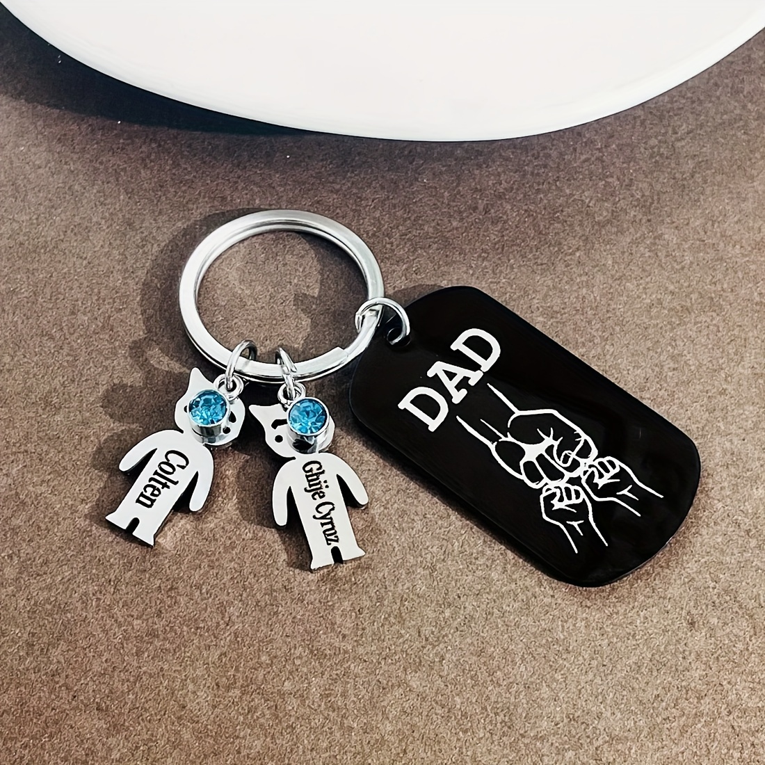 

Personalized Steel Keychain - Engraved 1-3 , , , And Hypoallergenic, Unique For Dad, , 's Day, , , And