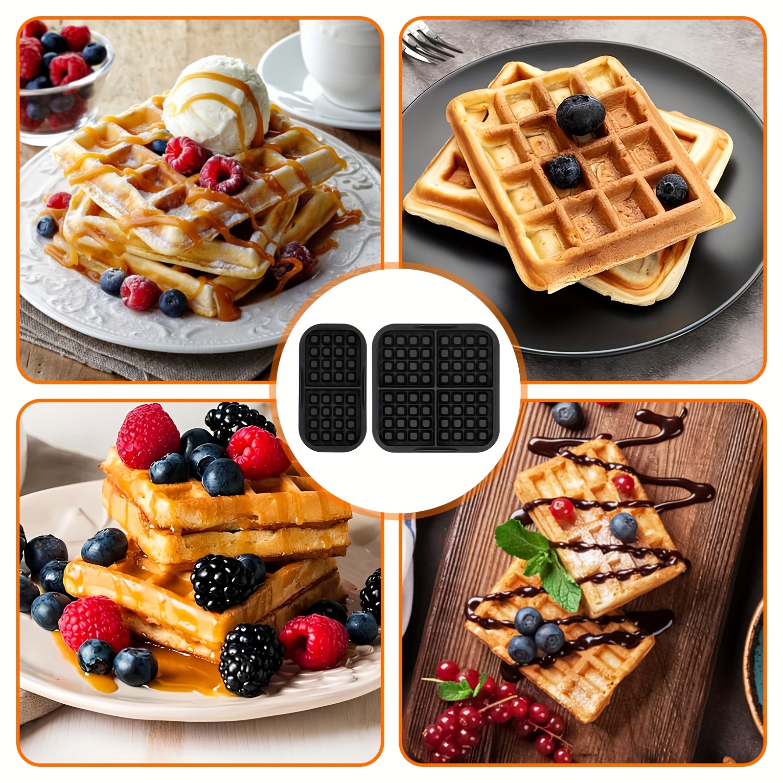 Moule Silicone Pour Airfryer Philips Dual Basket 9L – Plat Pour Friteuse à Air