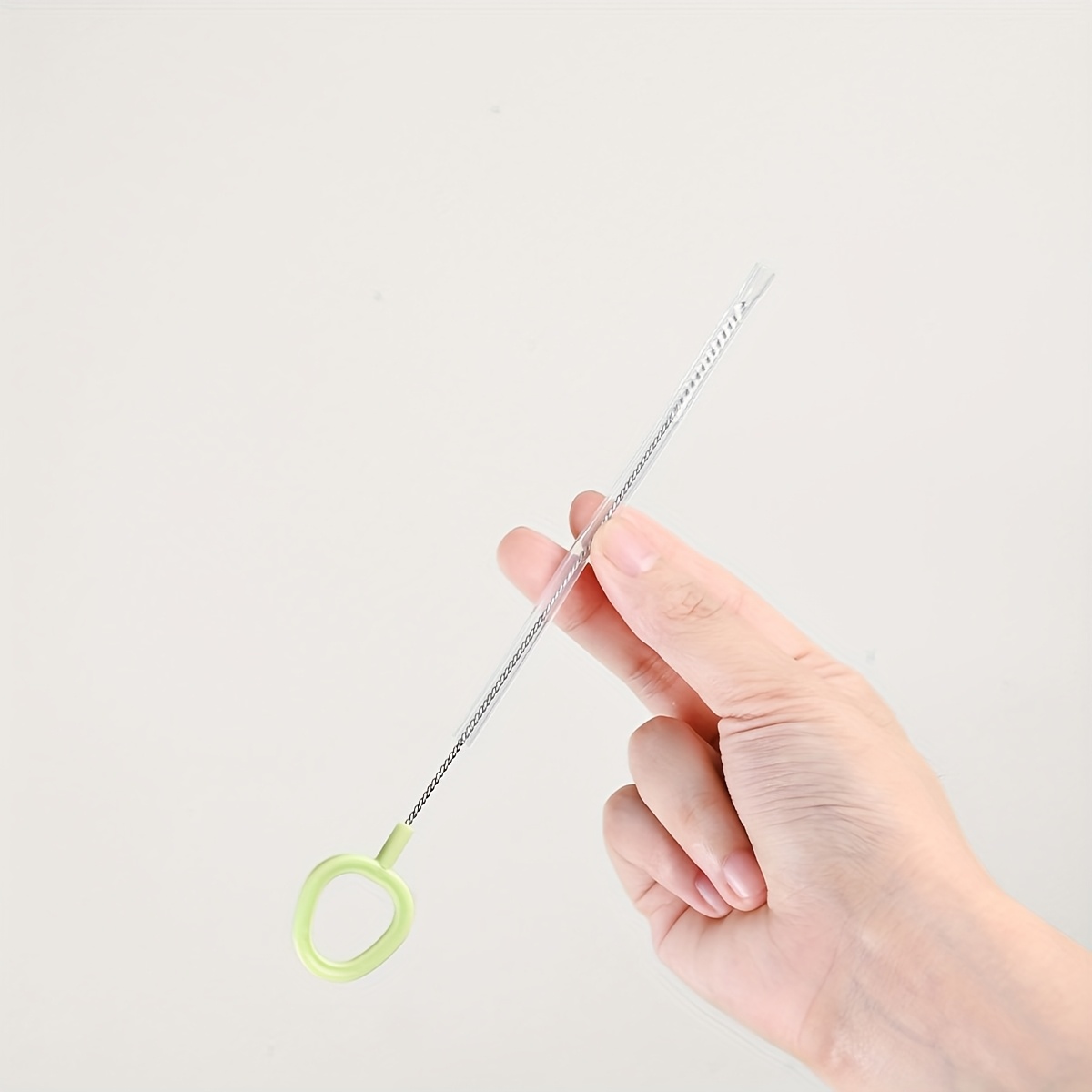 Silicone Bottle Brush Set, Including Handle, for Cleaning Nipple, Suction Straw and Cup Mouth