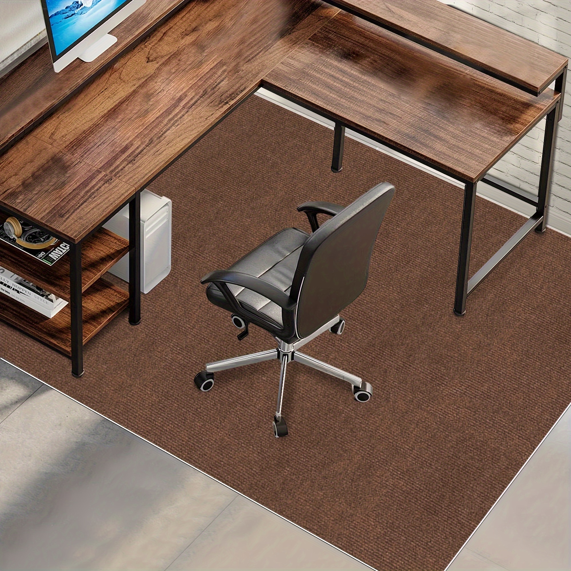 Underlay Desk Chair, Floor Protection Mat, Office Chair Mat, Gaming Carpet Chair Pad For Parquet And Hard Floors, Desk Floor Protection Mat, Scratch-Resistant, 130 X 160 Cm