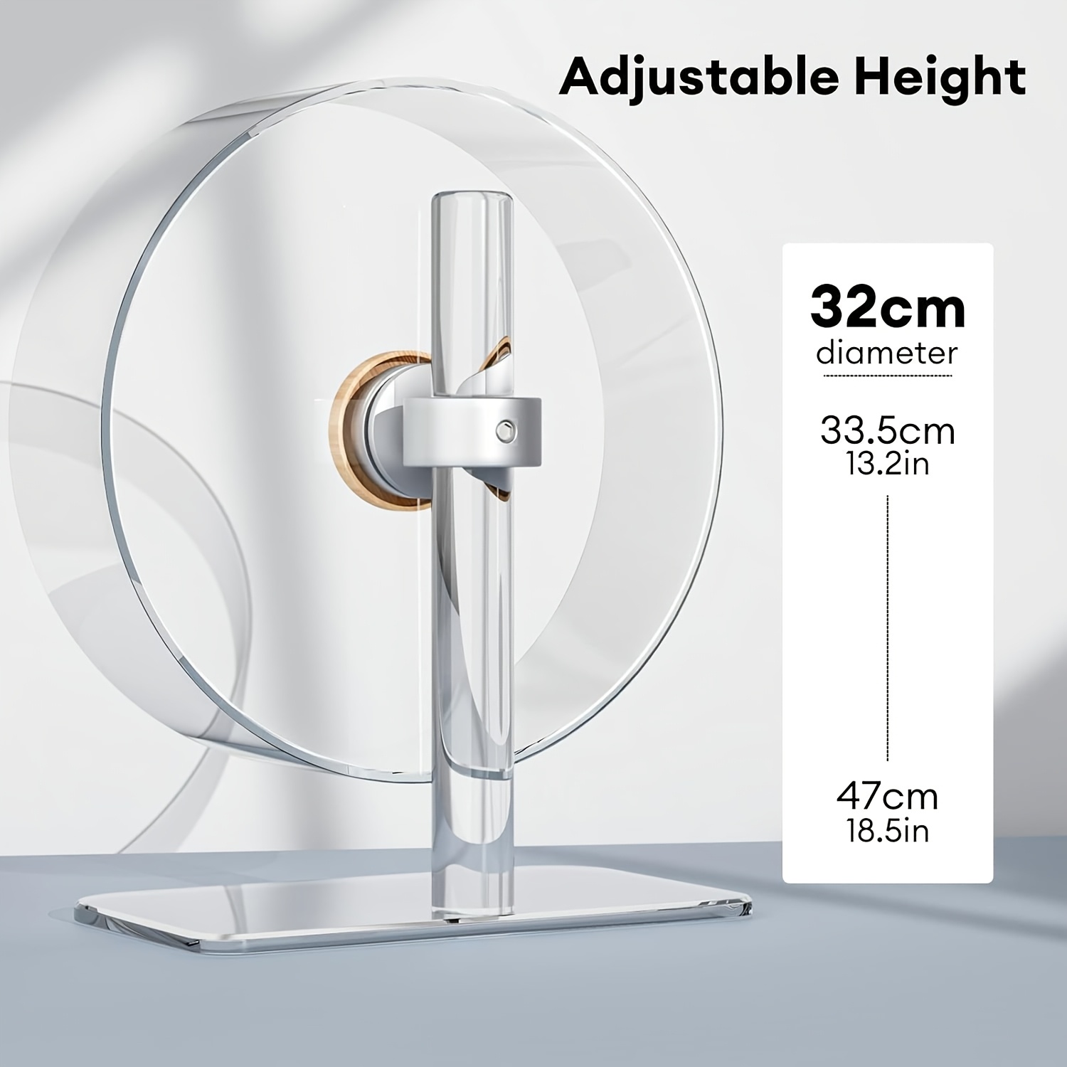 Silent Adjustable Hamster Running Wheel