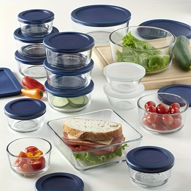 

Glass Food Storage Containers With Lids, 30 Piece Set