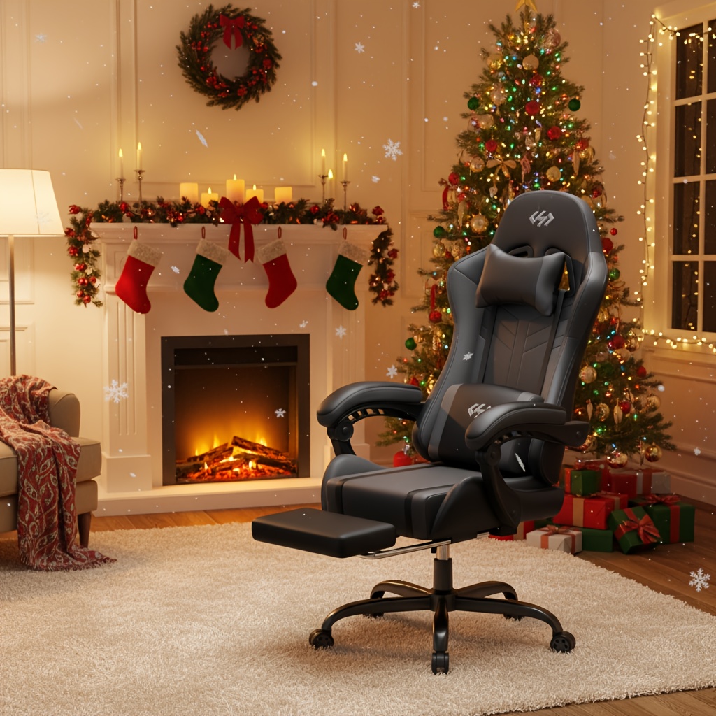 Een gamingstoel met pocketveringkussen