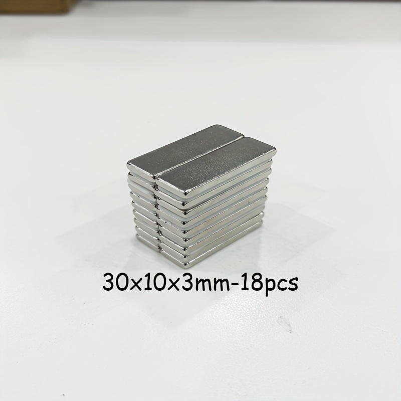 E-shop Kühlschrankmagnete 30x10x3mm lange rechteckige Magnete, langlebige Magnete für Schränke, Büros, Werkzeugaufbewahrung, Lagerzubehör,