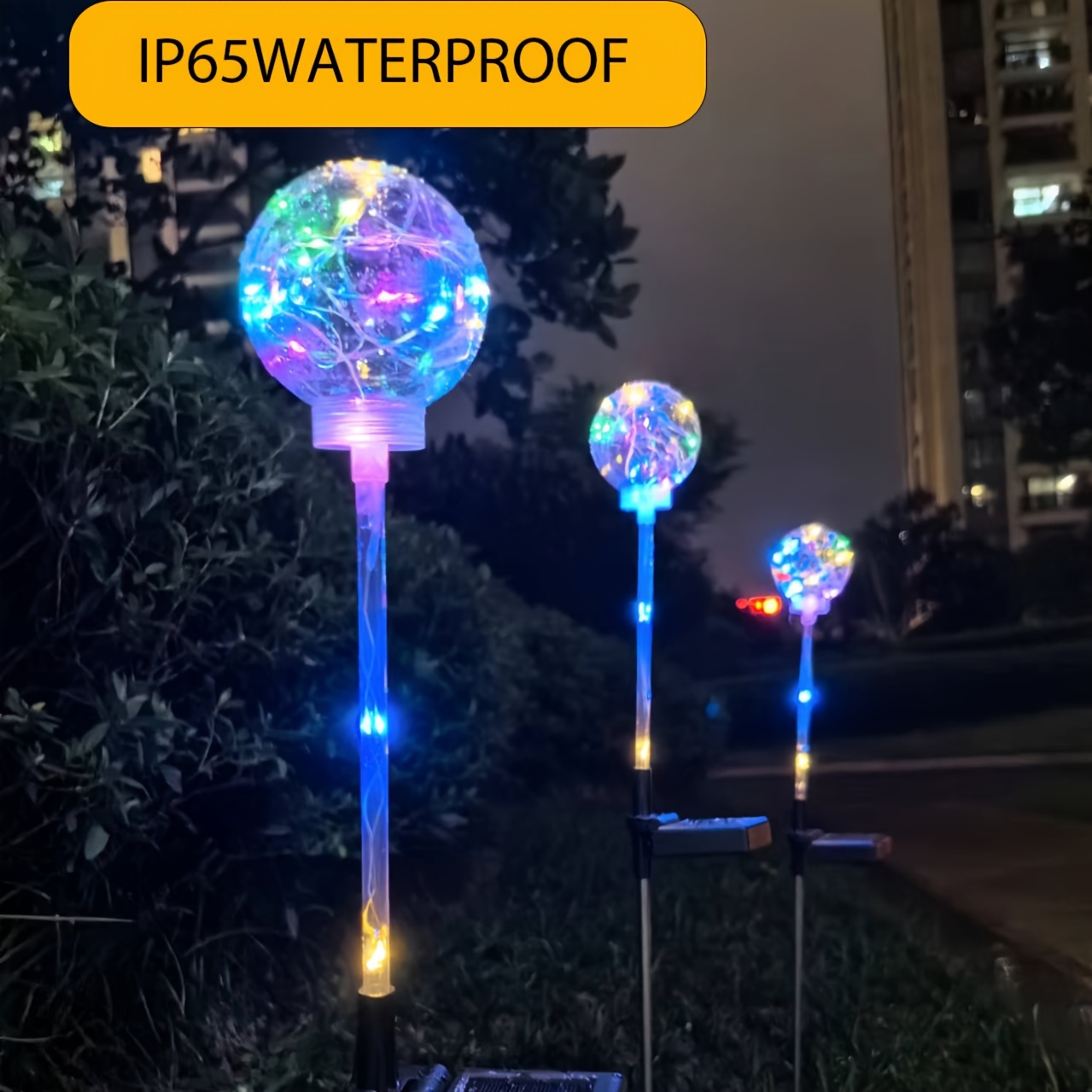 

2pcs Solar Lawn Lights, Lights, Outdoor Garden Lights, Decorative Lights, For Lawn Road Garden Yard Villa