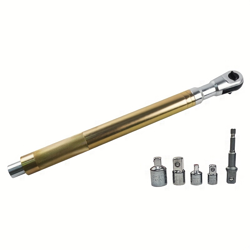 TEMU Ratchet Wrench, High Torque, For Car Repair, 1/2 Inch Manual/automatic Combination Ratchet Extension Tool - Multi-functional Extension Wrench,