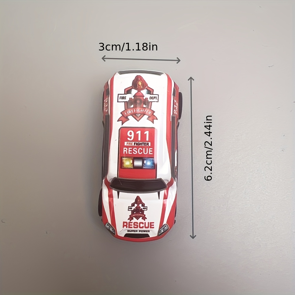 36pcs Metal Police Fire Truck Toys with Pull Back Action, 911 Emergency Vehicles Ambulance, Weather Resistant Sturdy Construction, Imaginative Play, Cool Stuff for Room Decor, School Supplies Cheap Stuff, Local Warehouse Fast Ship, Clearance Closeout Special Birthday Gift, Christmas Halloween Gifts for Boys Girls Ages 3+