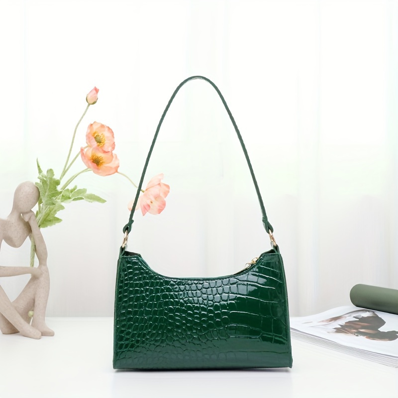 

Crocodile Pattern Shoulder Bag For Women, , -end Zip And , Unlined – Or , Guangzhou