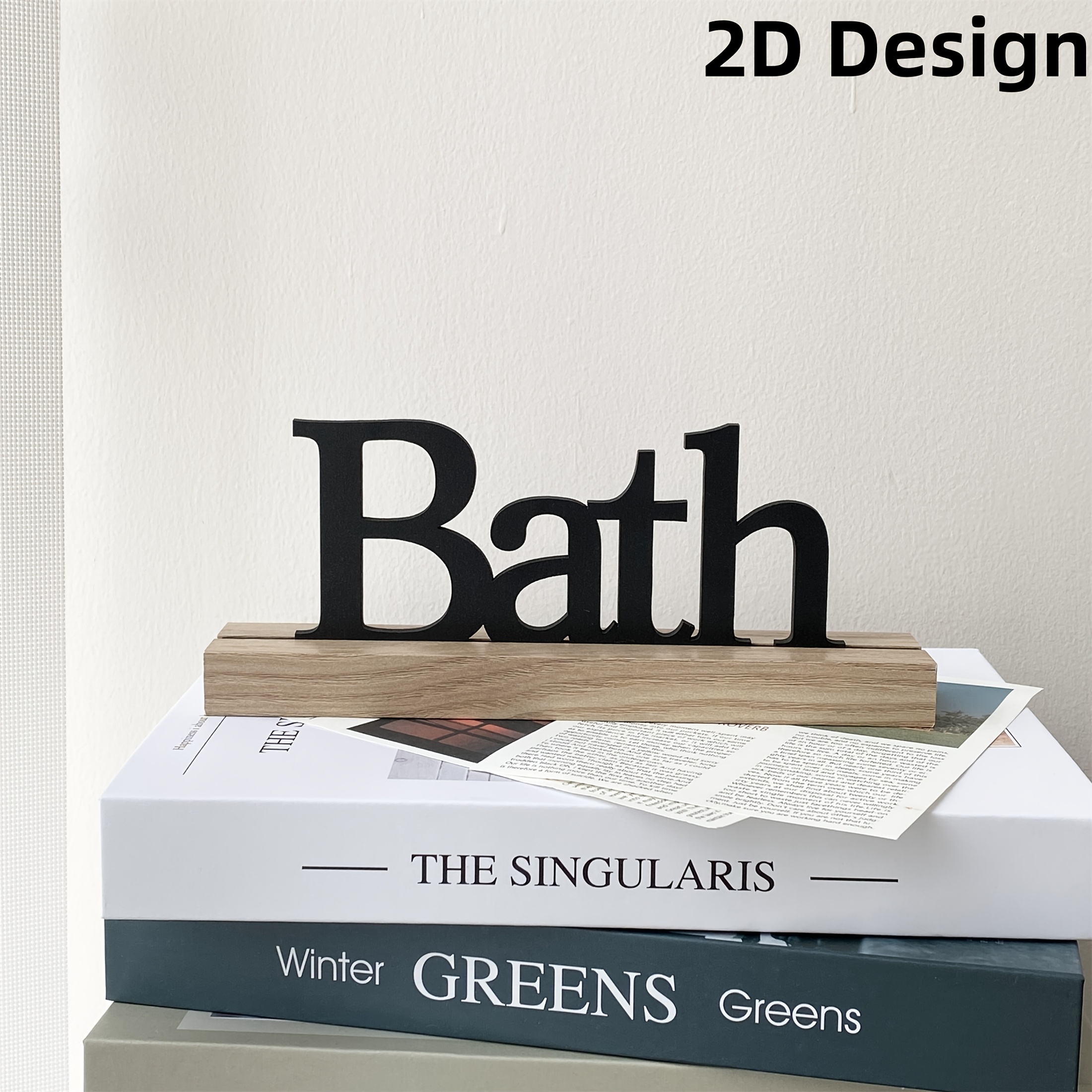 Image of 2d Flat - Inspirational Table 2d Blessed Signs Wood Motivational For Home Decorations Farmhouse Table For Home Decor Centerpieces Faith Wooden Shelf Sign For Office