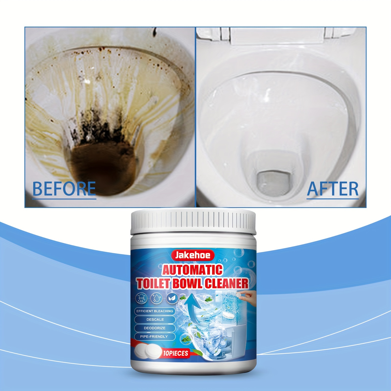 Automatic Toilet Bowl Cleaner Tablets 10 Count Temu