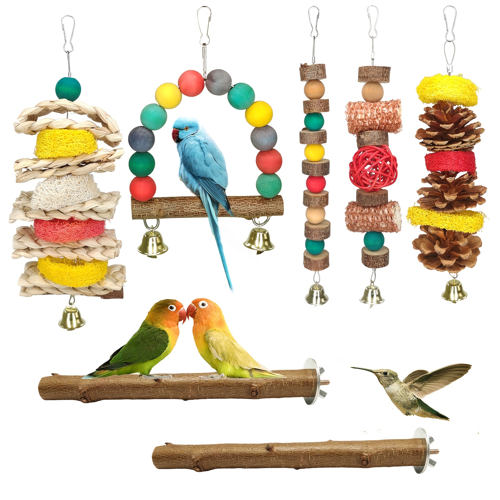 birds toys sold on Temu United States